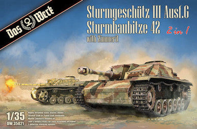 1/35 StuG.III Ausf.G / StuH 42 w/Zimmerit 35021