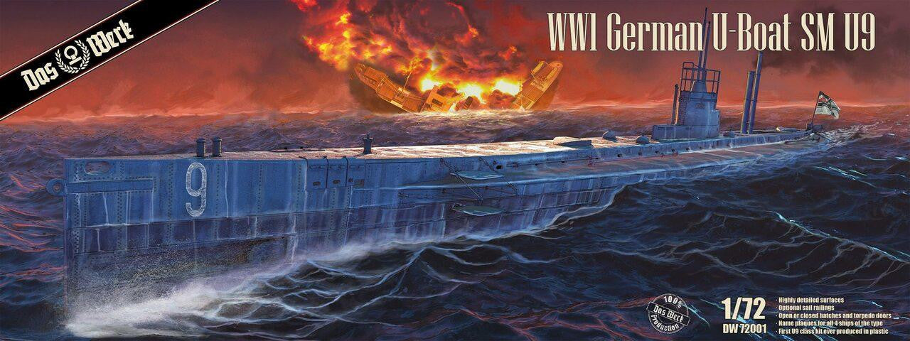Das Werk 1/72 SM WWI U-Boat U9 72001