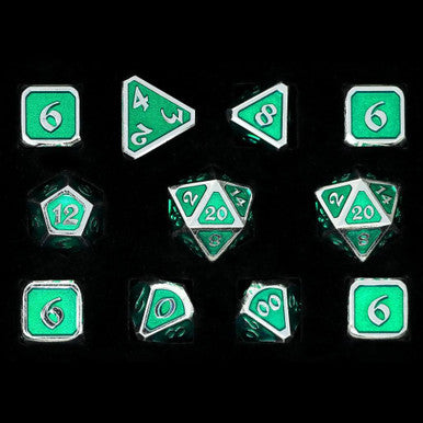 11 Piece RPG Set - Mythica Platinum Amethyst