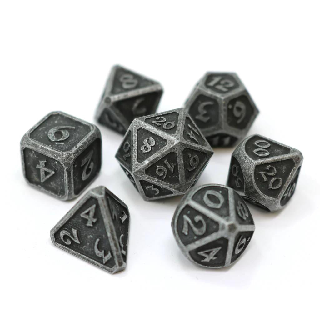 Die Hard Dice 7 Piece RPG Set - Mythica Dark Iron 