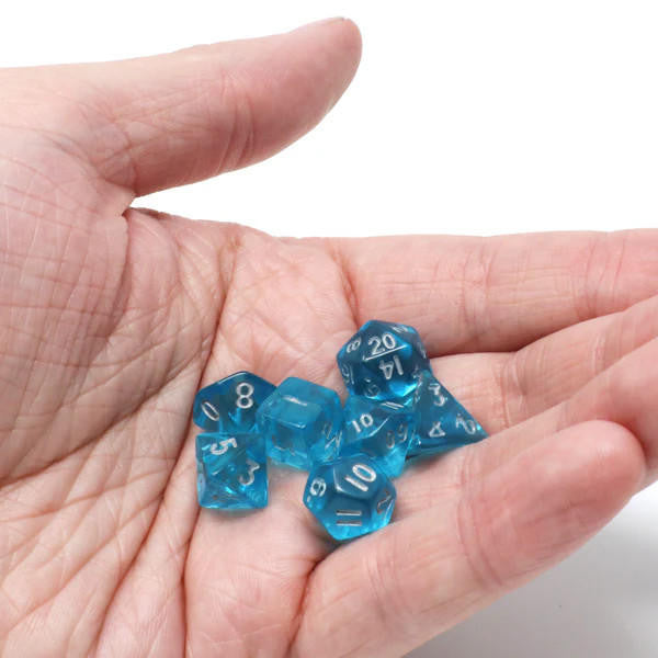 Die Hard Dice Critlings 7pc Mini RPG Set - High Tide 