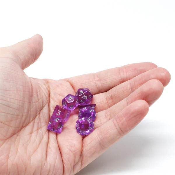 Die Hard Dice Critlings 7pc Mini RPG Set - Iris Moon 