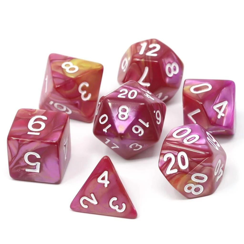 Die Hard Dice Cursed Rose - 7pc RPG Set 