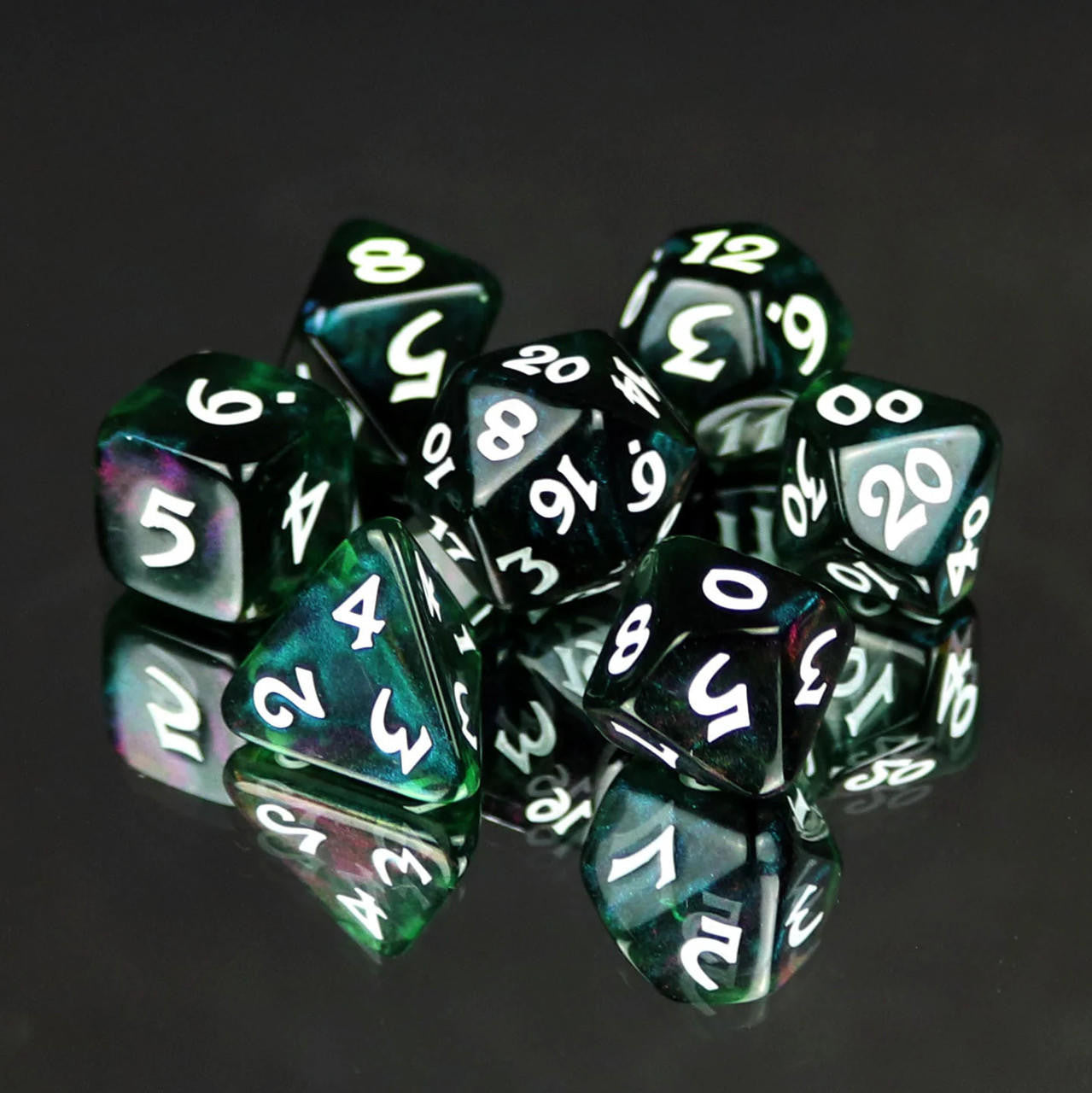 Die Hard Dice Farallon w/ White 