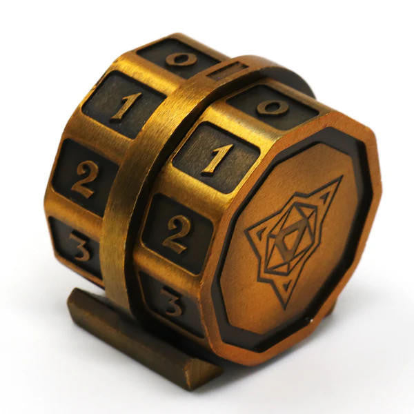 Die Hard Dice LifeLink Battleworn Gold 
