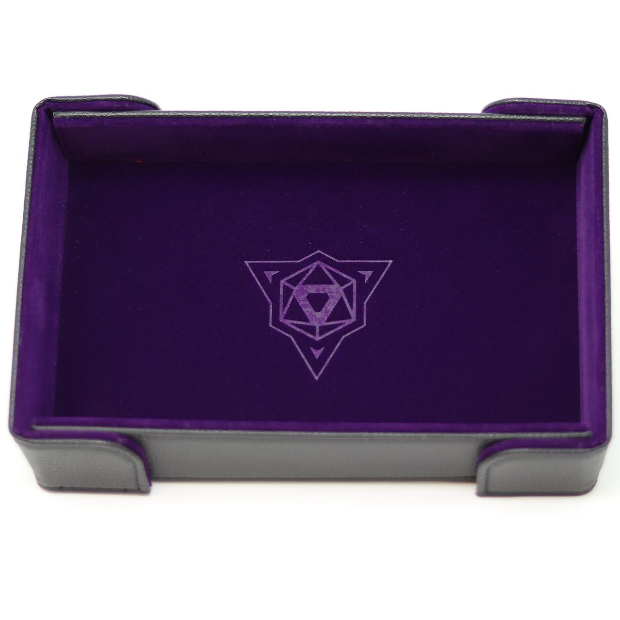 Die Hard Dice Magnetic Triangle Rectangle Tray w/ Purple Velvet