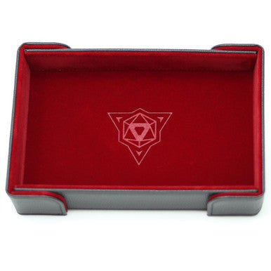 Magnetic Triangle Rectangle Tray -  Red Velvet