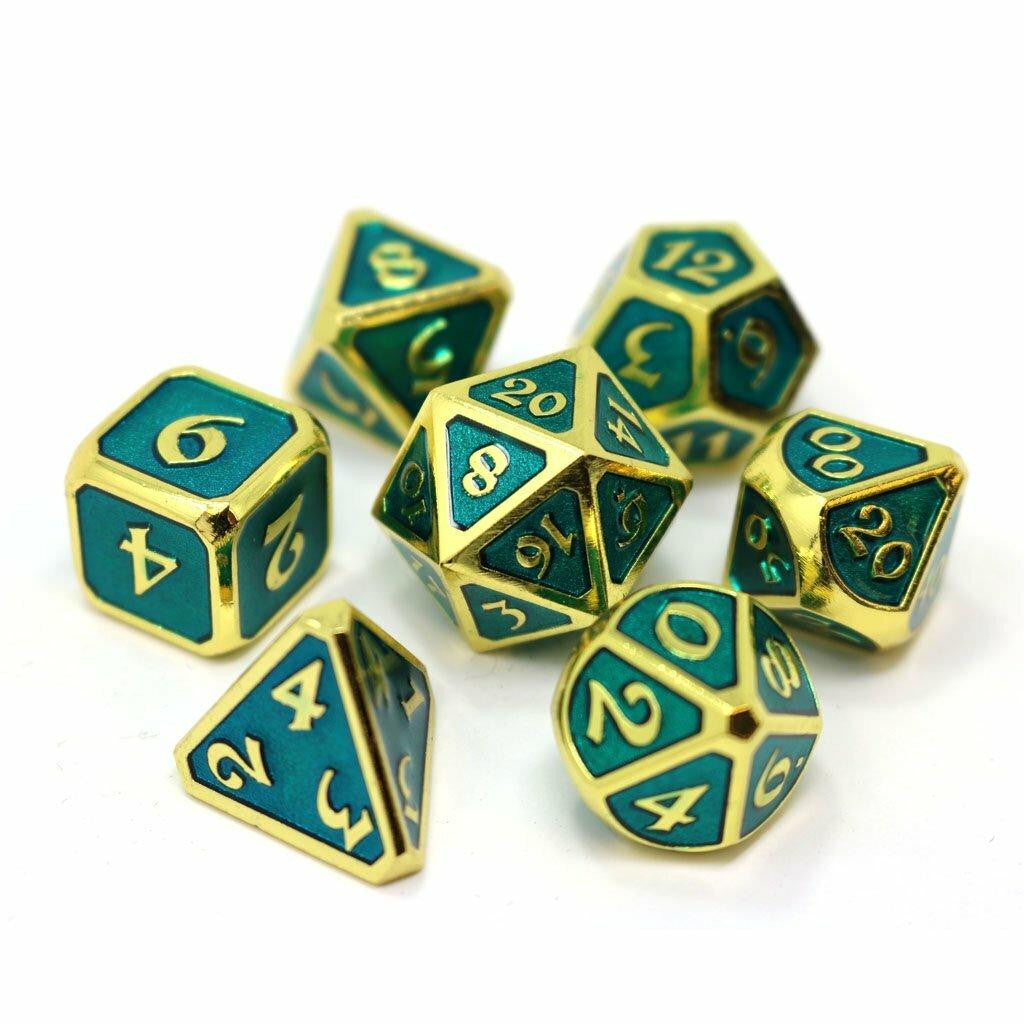 Die Hard Dice Mythica Gold Aquamarine