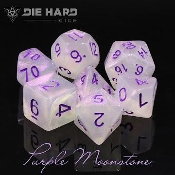 Die Hard Dice RPG Set - Purple Moonstone