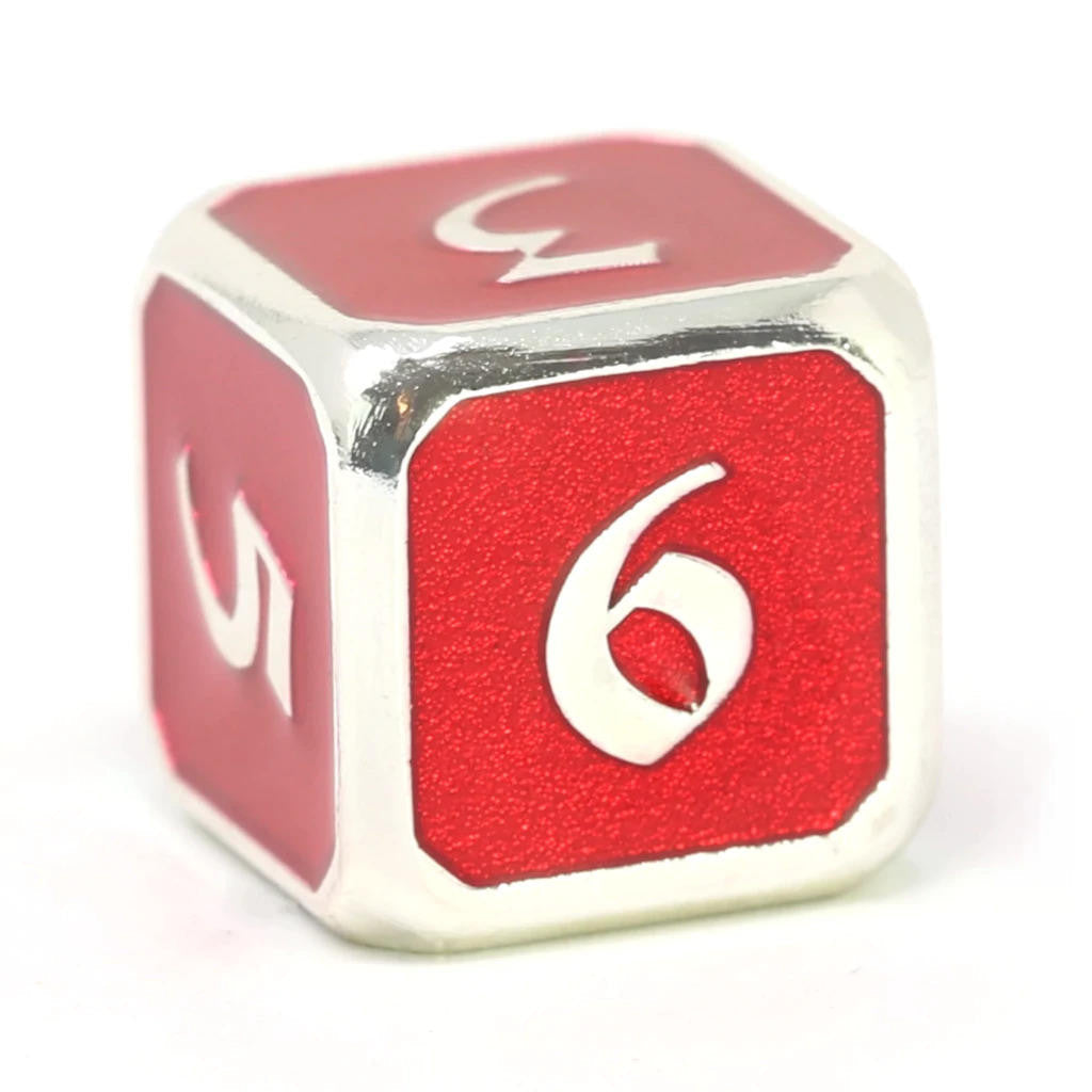 Die Hard Dice Single d6 - Mythica Platinum Ruby