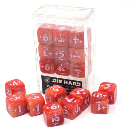 Die Hard Dice Spindown Counters - Plus Power Pack - Red 