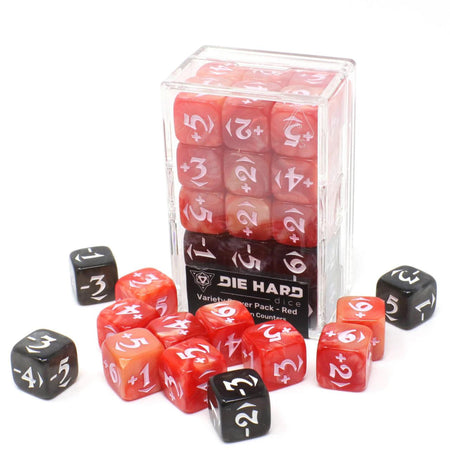Die Hard Dice Spindown Counters - Variety Power Pack - Red 