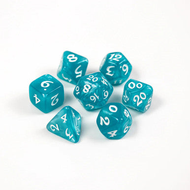 Teal with White RPG Set