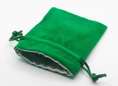 Velvet Dice Bag - Small Green