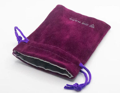 Velvet Dice Bag - Small Purple