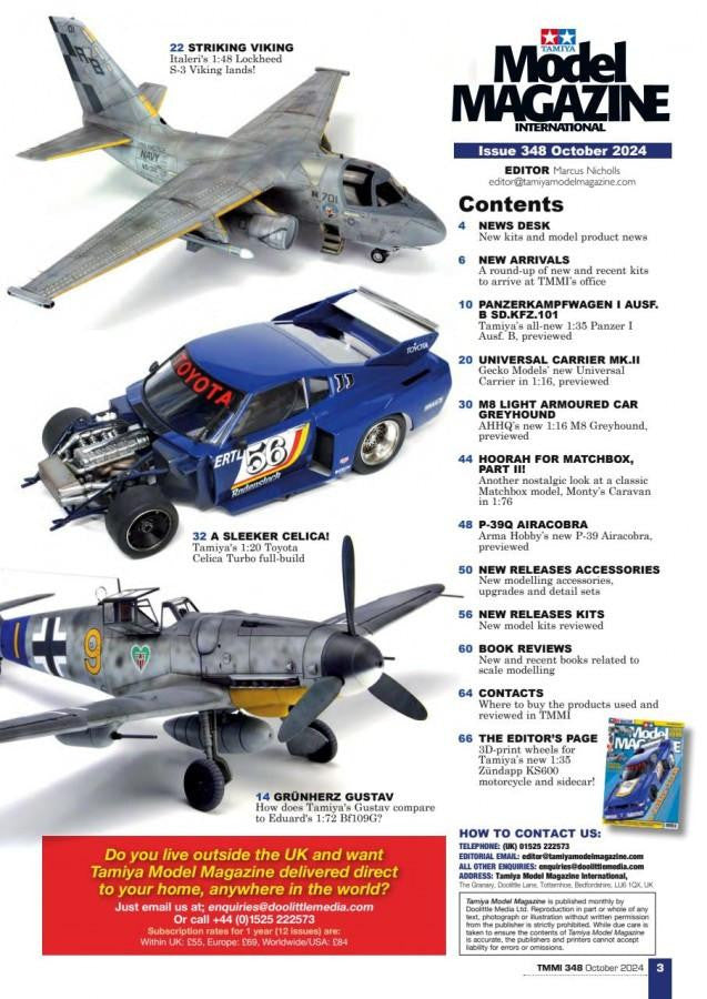 Doolittle Media Tamiya Model Magazine #348, Oct.2024 