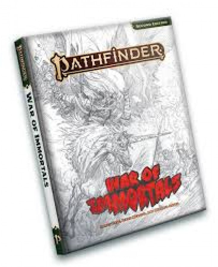 Pathfinder 2E: War of Immortals Sketch Cover