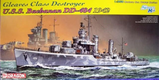 Dragon Models 1/350 USS Buchanan DD-484 1021 