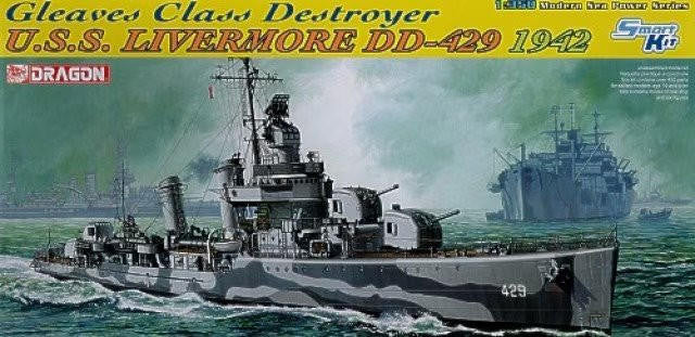 Dragon Models 1/350 USS Livermore DD-429 1027 