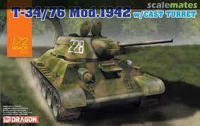 Dragon Models 1/72 T-34/76 Model 1942 Cast Turret 7601