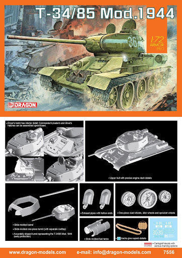 1/72 T-34/85 Model 1944 7556