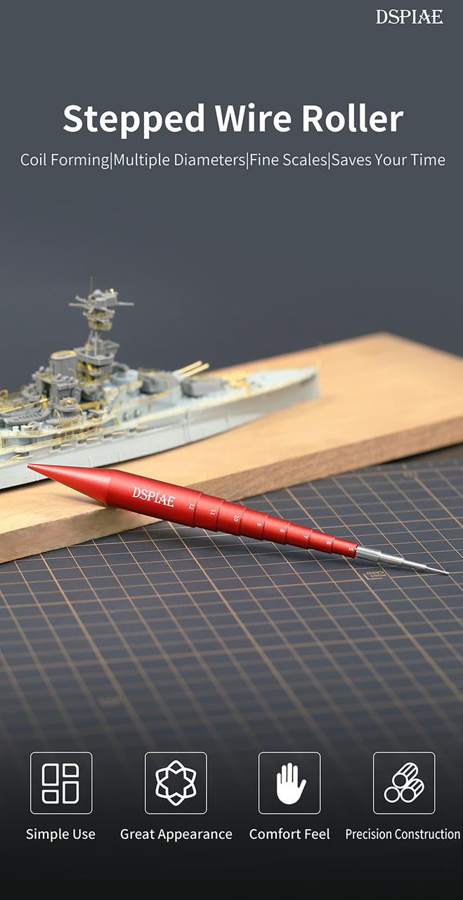 DSPIAE Tools Alloy Stepped Wire & P.E. Roller AT-CR 