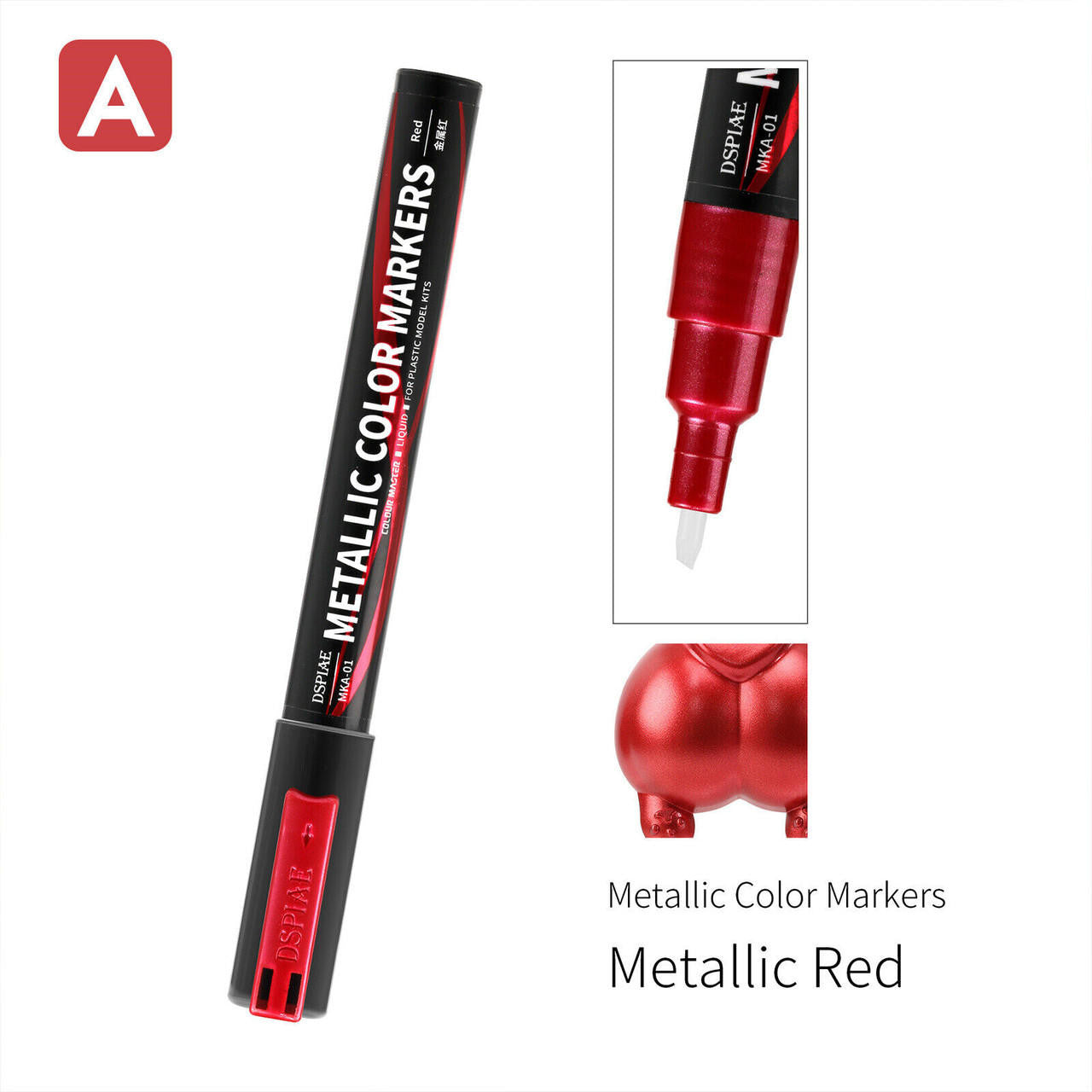 DSPIAE Tools Color Marker Super Metallic Red MKA01 