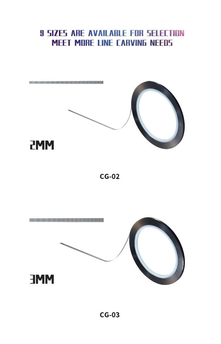 DSPIAE Tools Hard Edged Carving Tape 3mm CG-03