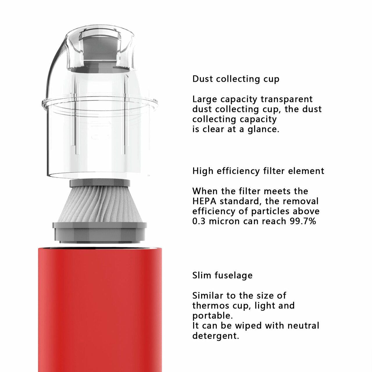 DSPIAE Tools Portable Handheld Vacuum Cleaner HCV