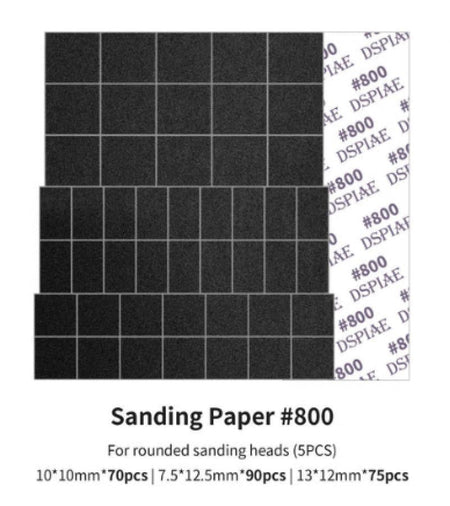 DSPIAE Tools Sanding Paper for Arc Sanding Head #800 MSP-ES08 