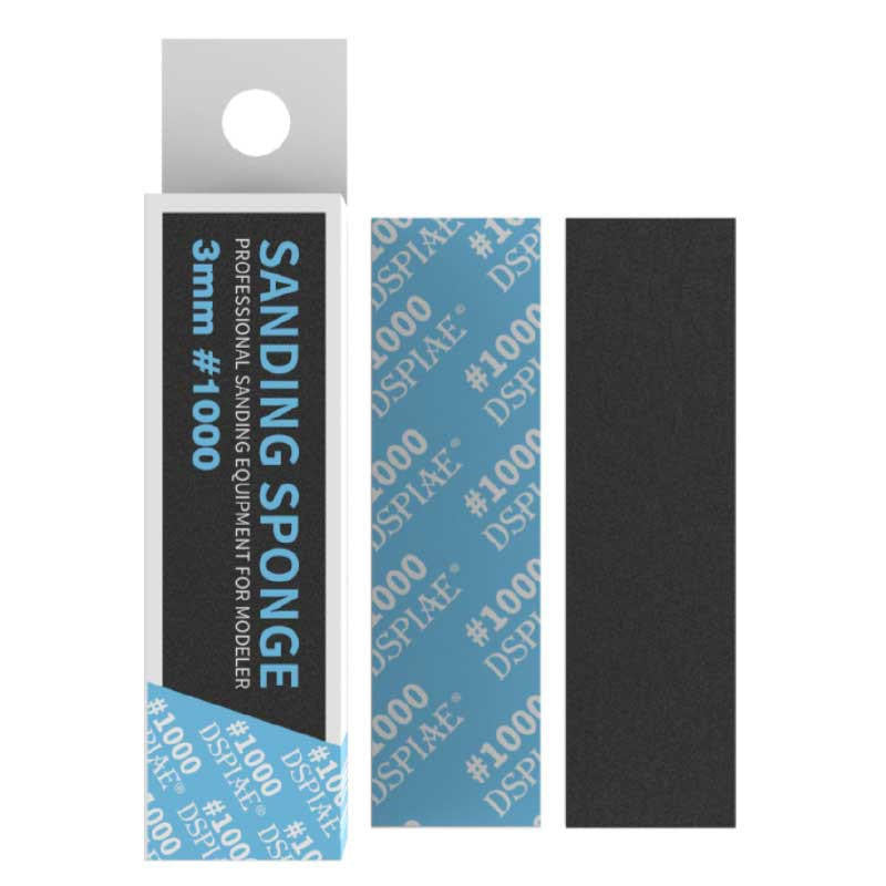 DSPIAE Tools Sanding Sponge 5pcs #1000 3mm SS3-1000