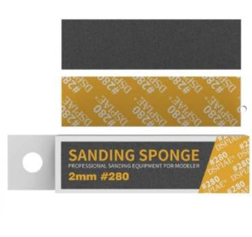 DSPIAE Tools Sanding Sponge 5pcs #280 2mm SS2-280