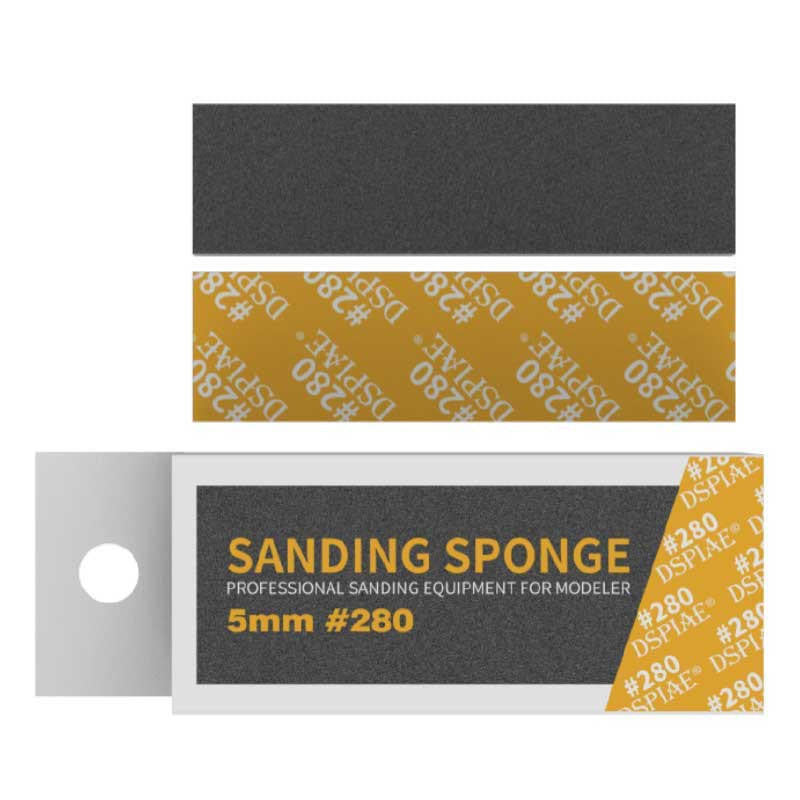 DSPIAE Tools Sanding Sponge 5pcs #280 5mm SS5-280