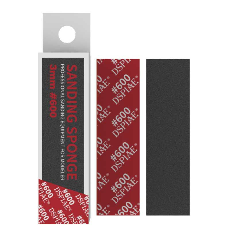DSPIAE Tools Sanding Sponge 5pcs #600 3mm SS3-600
