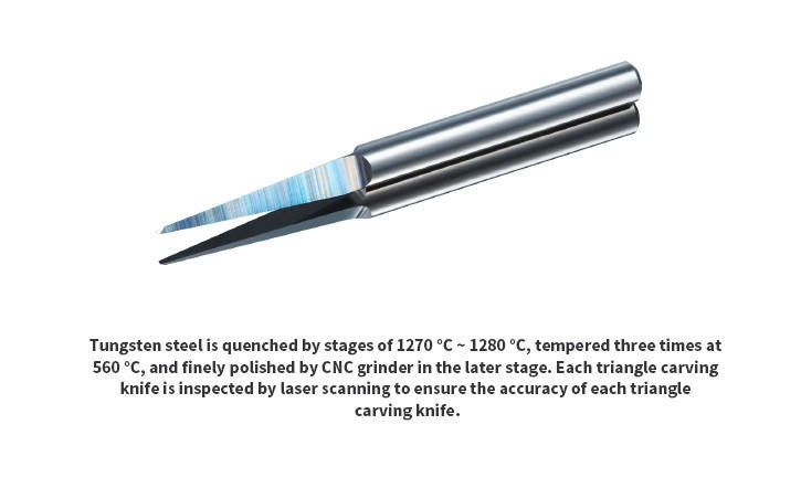 DSPIAE Tools Triangle Carving Knife TS-01 
