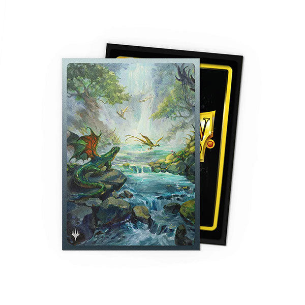 Dragonshield Sleeves: Standard DUAL- Matte 'MTG Landfall Series- Misty Rainforest' Art (100 ct.)