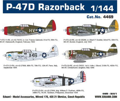 1/144 P-47D Razorback Thunderbolt 4469