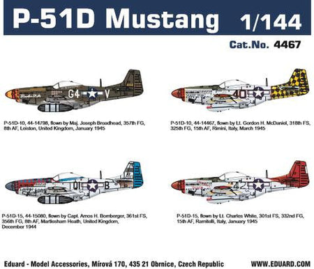 Eduard 1/144 P-51D Mustang 4467