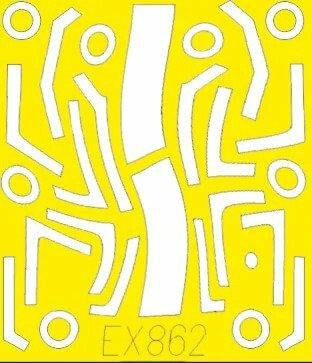 Eduard 1/48 AH-1G Cobra Mask for Special Hobby EX862