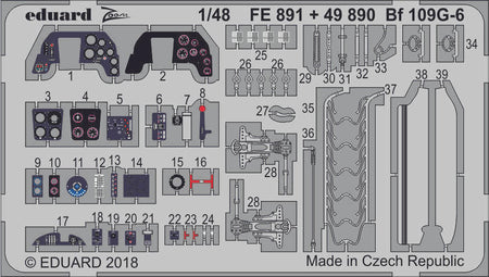 Eduard 1/48 Bf 109G-6 Zoom For TAM FE891