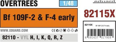 1/48 Bf109F-2/4 Overtrees 82115X