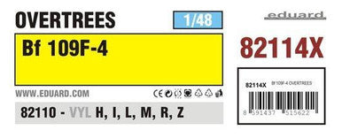 1/48 Bf109F-4 Overtrees 82114X