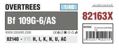 1/48 Bf109G-6/AS Overtrees 82163X