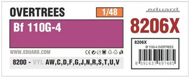 1/48 Bf110G-4 Overtrees 8206X