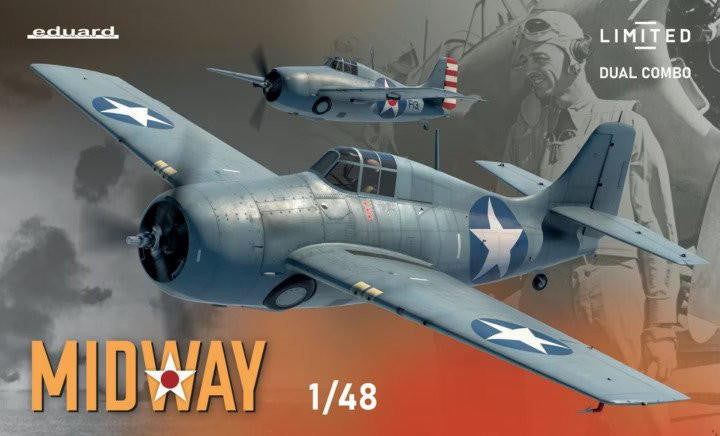 Eduard 1/48 F4F-3 / F4F-4 Wildcat Midway Dual Combo 11166
