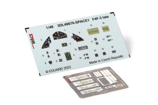 Eduard 1/48 F4F-3 Wildcat SPACE Interior for EDU 3DL48076