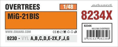 1/48 MiG-21BIS Overtrees 8234X