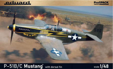 Eduard 1/48 P-51B/C Mustang Dorsal Fin ProfiPack 82108 