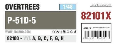 1/48 P-51D-5 Mustang Overtrees 82101X