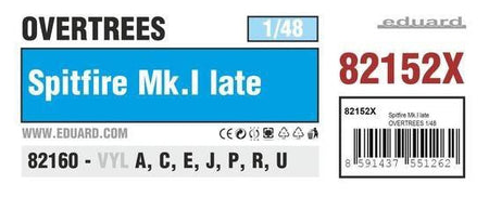 Eduard 1/48 Spitfire MkI Late Overtrees 82152X